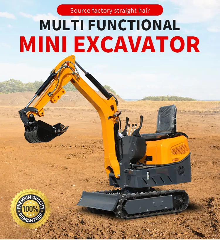 1.2 Ton Mini Excavator – Compact Crawler Digger for Landscaping & Farming