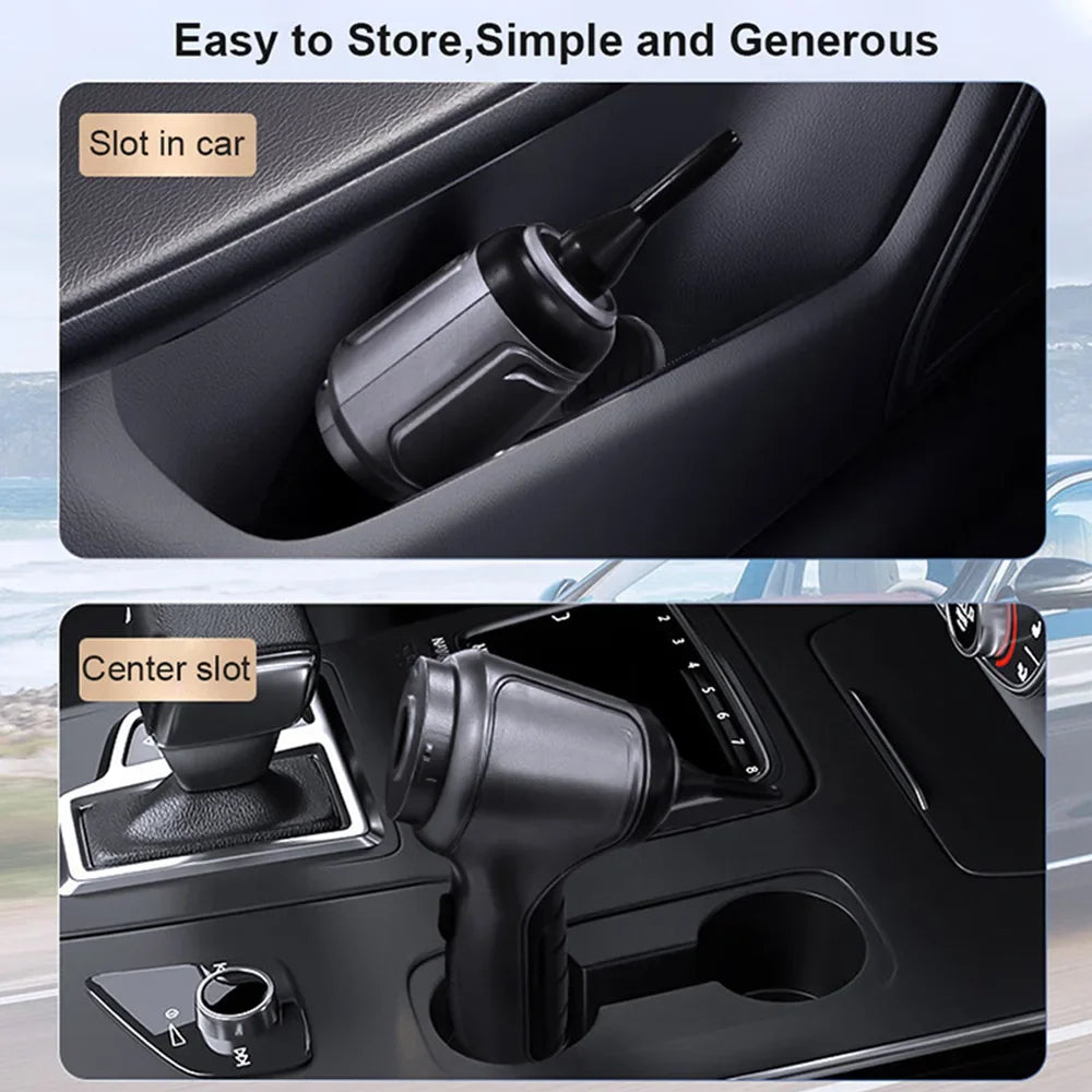95000PA Car Vacuum Cleaner Strong Suction Vacuum Cleaner 2in1 for Car Home Wireless Portable Handheld Vacuum Cleaner Blower
