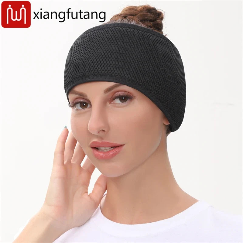 Electric Heating Head Wrap Relief Headband Heated Belt Scalp 3 Temperature Levels for Relaxing Head Massager Better Sleep Relax
