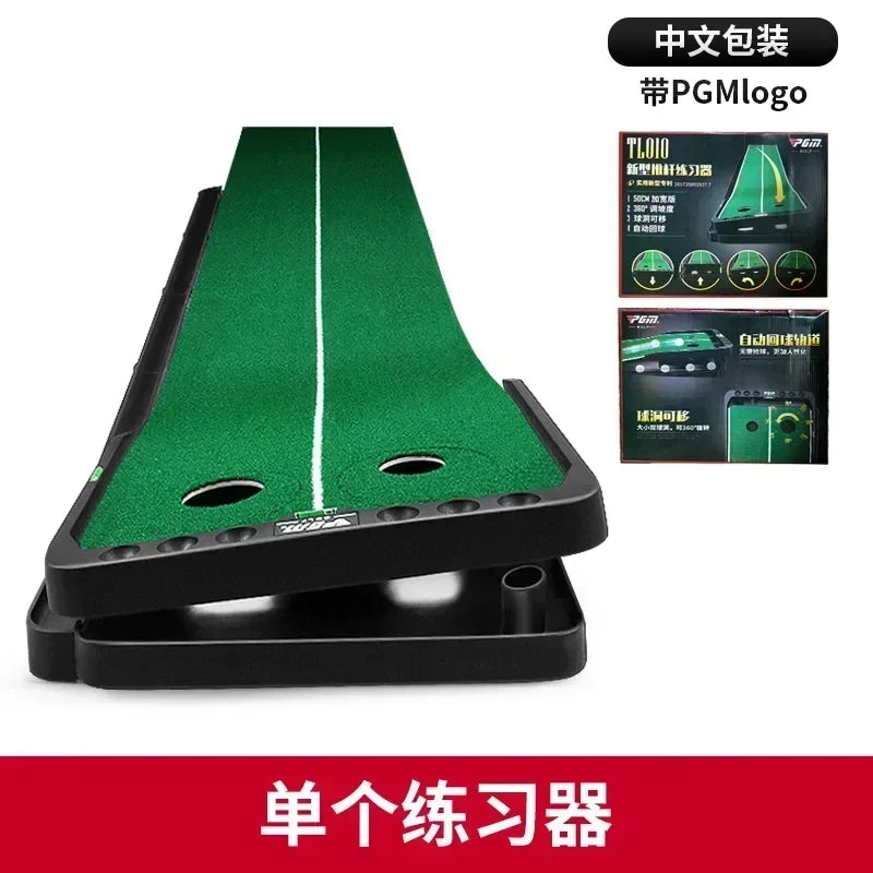 Pgm 3M New Golf Putting Mat Golf Putter Trainer Indoor Adjustable Green Putter Carpet Practice Set Fairway