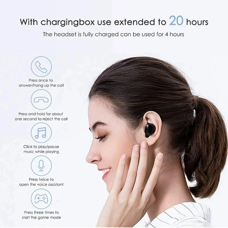 XIAOMI Redmi  Airdots 2 Wireless Bluetooth Headset with Mic Earbuds Fone Bluetooth Earphones TWS Wireless Headphones