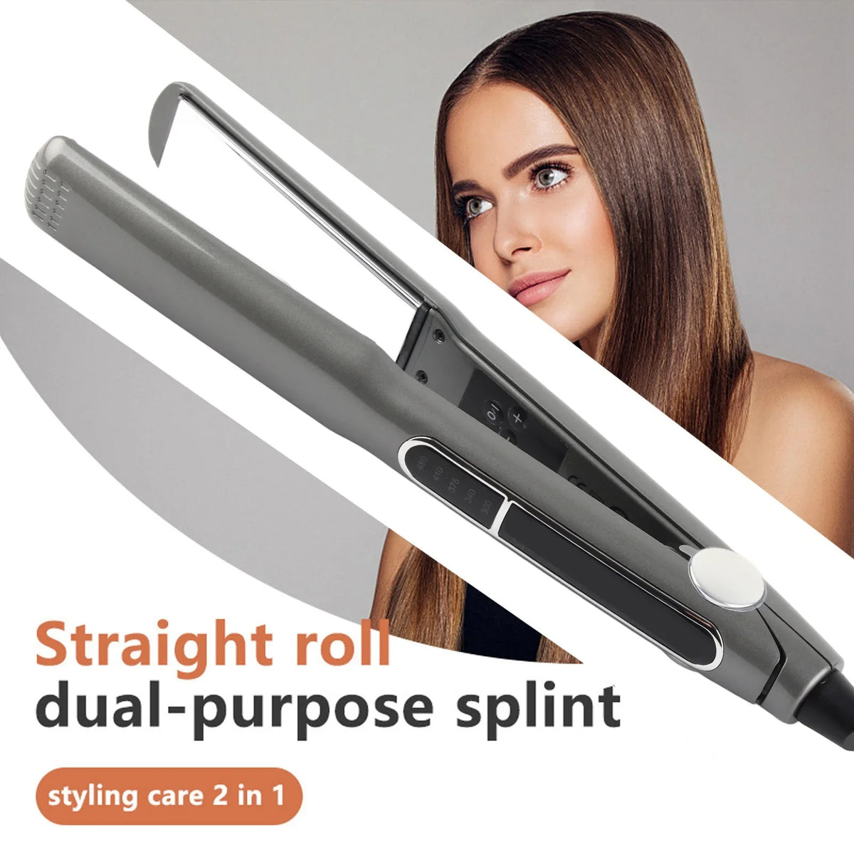Hair Straightener Hair Straightener Multigear Adjustment 480 Degrees Fahrenheit Hair Straightening Ceramic Iron EU Plug 220v