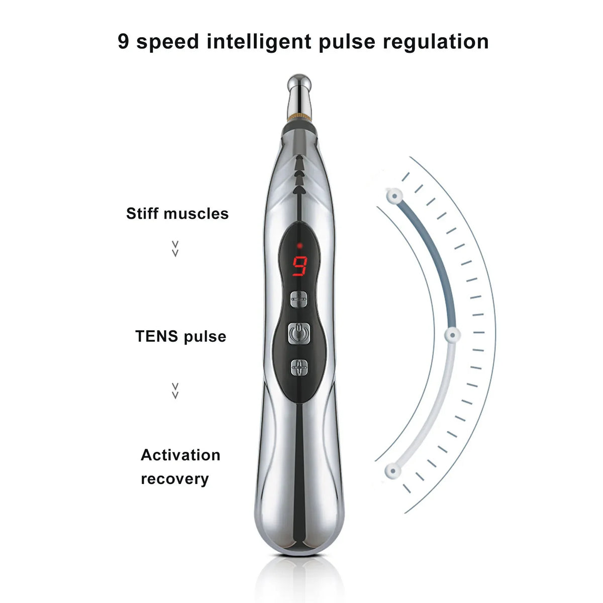 Meridians Pen Electric Meridians Pen Meridians Pen Rechargeable Electronic Powerful Energy Pulse Massage Pen for Pain Relieving
