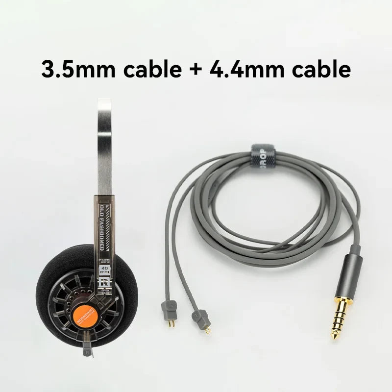 MOONDROP OLD FASHIONED On-Ear Headphone 40mm Large Dynamic Driver 0.78-2pin 3.5mm Plug
