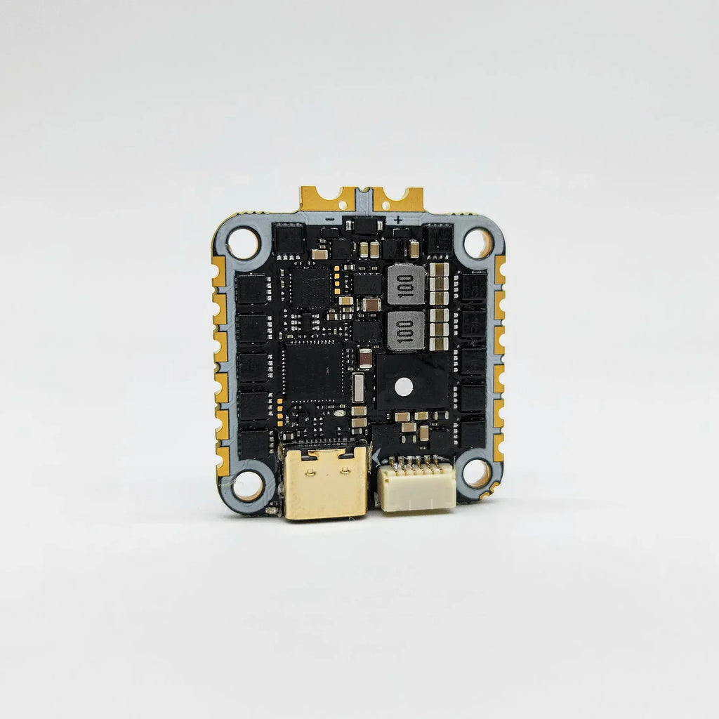 NewBeeDrone Hummingbird 255 50A AIO Flight Controller AT32F435 AM32 3-6S Betaflight OSD Support Analog Build for 2.5"-4" Drones