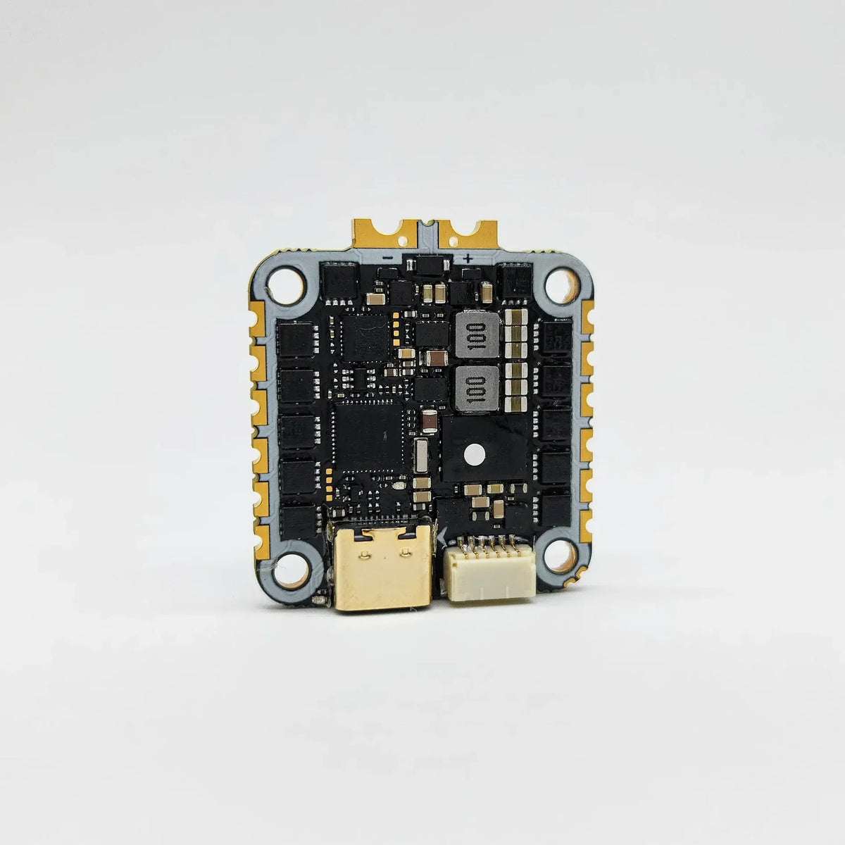 NewBeeDrone Hummingbird 255 50A AIO Flight Controller AT32F435 AM32 3-6S Betaflight OSD Support Analog Build for 2.5"-4" Drones