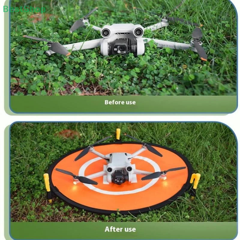Drone Landing Pad 55cm Foldable Waterproof Double-Sided Portable Helipad for RC Drone Quadcopter