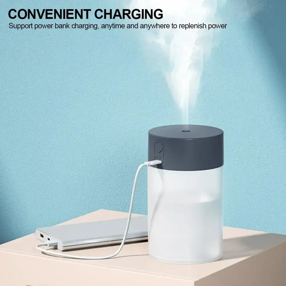 LED Lamp Essential Oil Diffuser Car Purifier Aroma Anion Mist Maker Portable 260ML Mini Humidifier USB Ultrasonic Air Humidifier