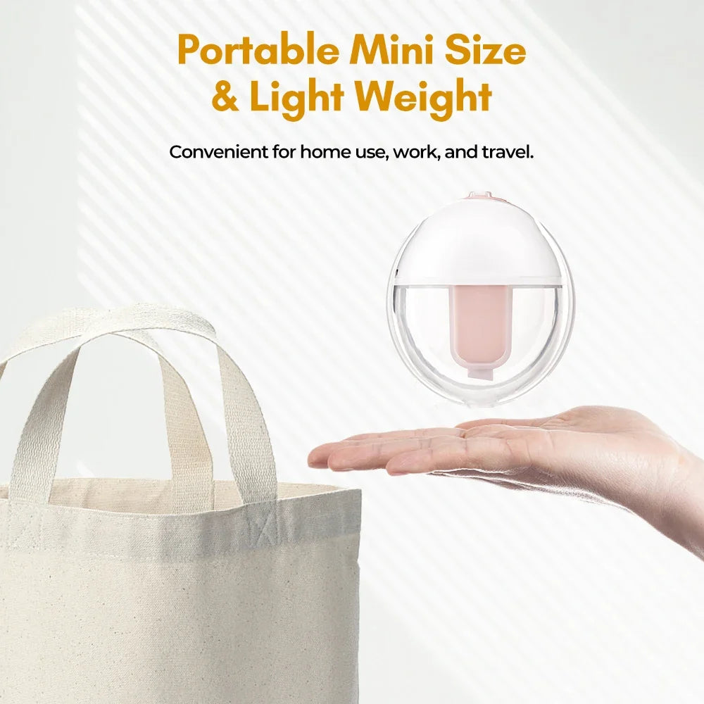 Wearable Breast Pump Hands Free Electric Portable Wearable Breast Pumps BPA-free Breastfeeding Milk Collector