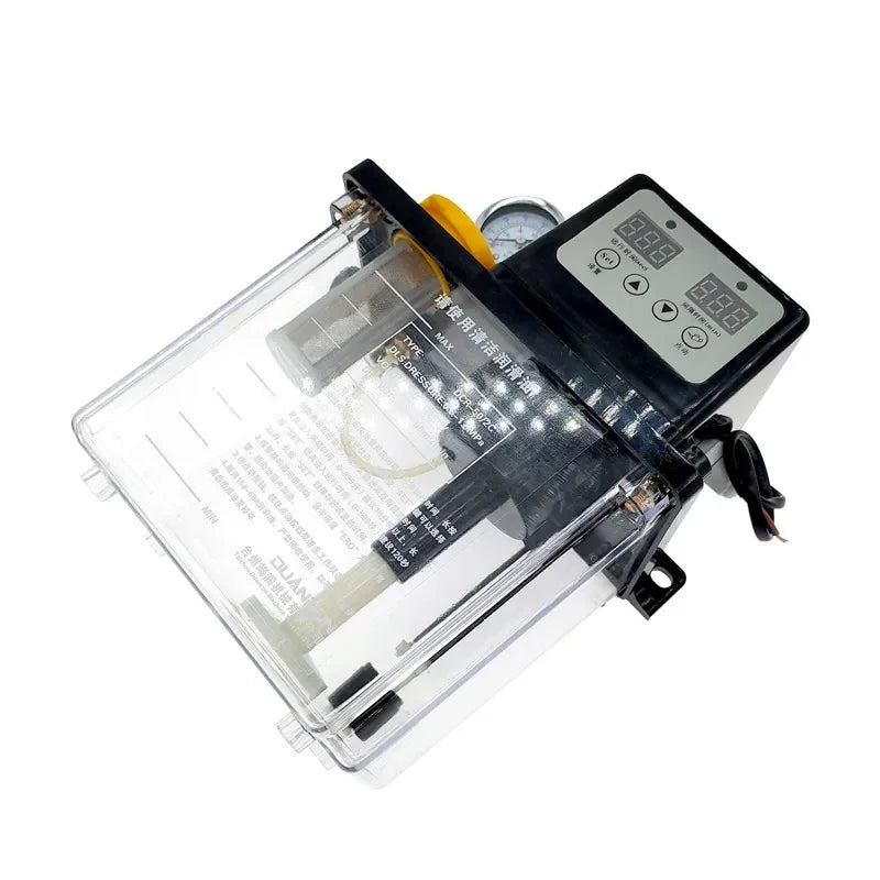 2L Lubricant Pump Automatic Lubricating Oil Pump Volt AC 220V CNC Electromagnetic Lubrication Pump Lubricator