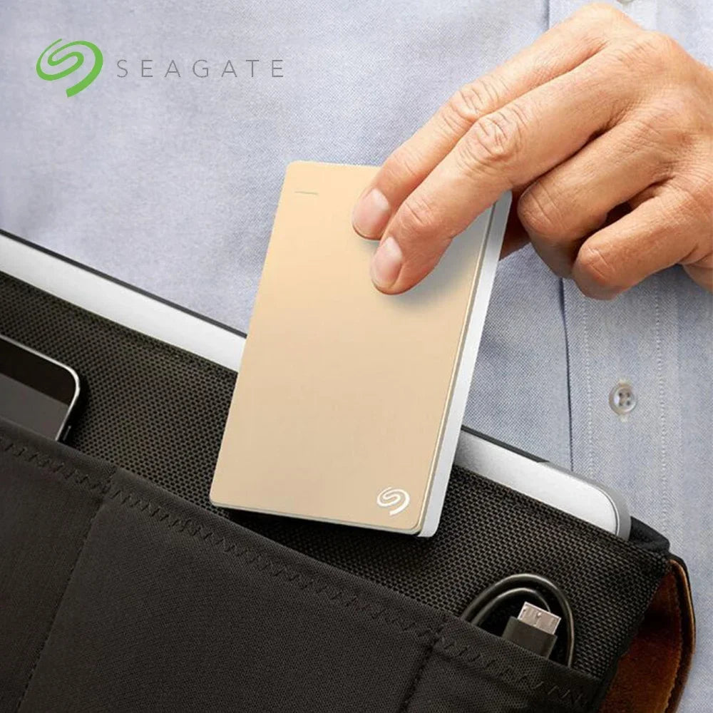 For Seagate External Hard Disk, 500GB/1TB/2TB, Ultra-Thin 2.5" Portable HDD, High-Speed for Fast Storage & Secure Backup