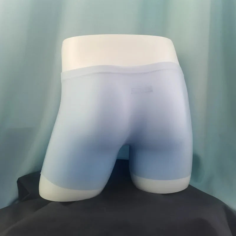 Mens Boxer Shorts Ice Silk Men Panties Seamless Sexy Underwear Man Underpants Panties Male Ultra-thin Breathable Briefs