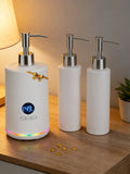 Massage Oil Warmer Lotion Cream Heater With LED Display with Double Bottle For Home Salon Spa Massage Quick Heating