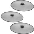 3Pcs 11.5inch Healifty Splatter Shield for Frying Pan Grease Screen for Frying Pan Splatter Guard Stainless Cover Cooking Screen