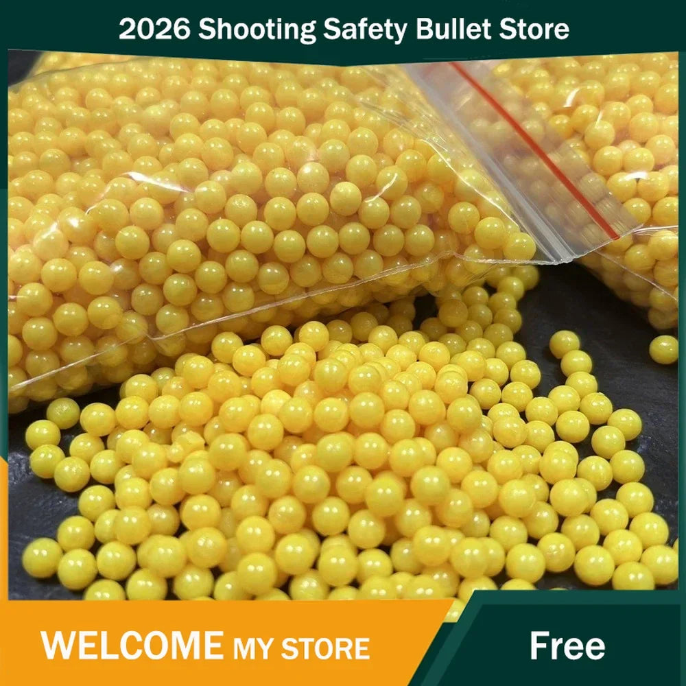 BB Bomb1000 Rounds Airsoft BBs Bullets 0.12g Hunting Shooting 6mm BB Strikeball Rifle Gun Plastic BB Balls Yellow Paintball Ac