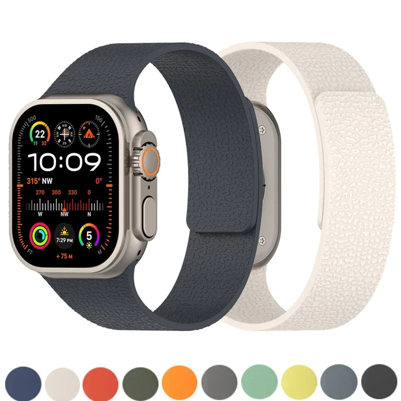 Magnetic Strap for Apple watch Bands Ultra 3 2 49mm 40mm 44mm 41mm 46mm 45mm 42mm Bracelet correa iWatch Series 11 10 SE 9 8 7 6