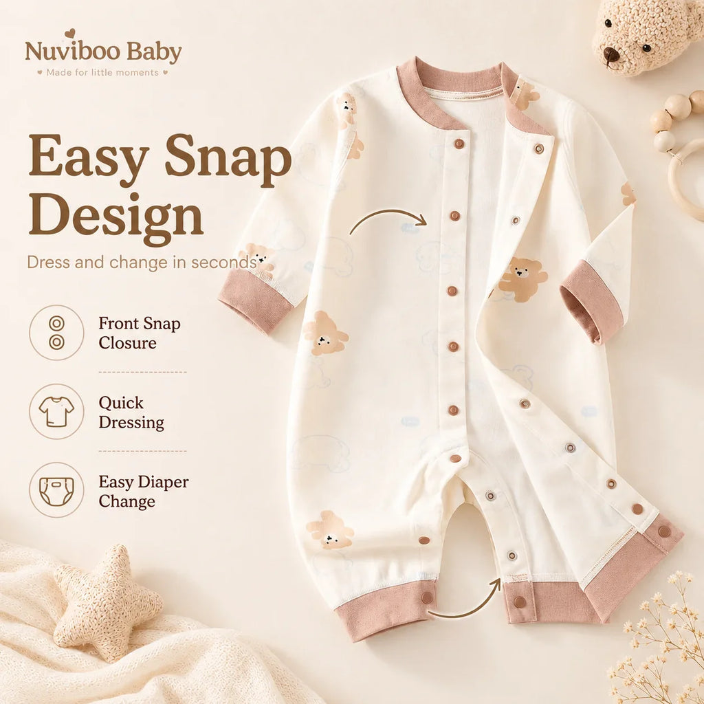Autumn Baby Clothes Newbron Spring 100 Cotton Underwear Newborn Onesie Romper Long Sleeve Loungewear Outfit Bodysuit & One Piece