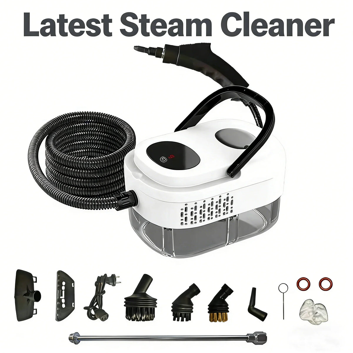 2500W Portable Steam Cleaner High Temperature Sterilization Pressure Jet Washer Machine for Home Car Kitchen Air Conditioner