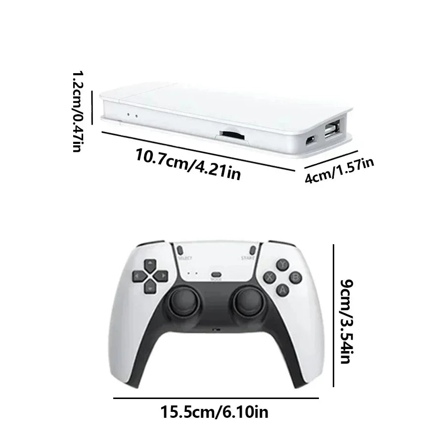 M15 Game Stick Mini TV Handheld Game Classic 4K Retro Game Wireless Controllers HD Output Gaming Console for PS1 Arcade