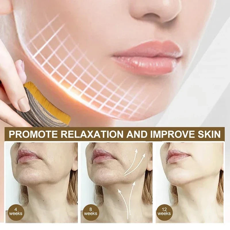 Massager Lymphatic Contour Face Brush Chin Jawline Sculpting Drainage Massager Face Ergonomically Designed Fit Skin Precisely