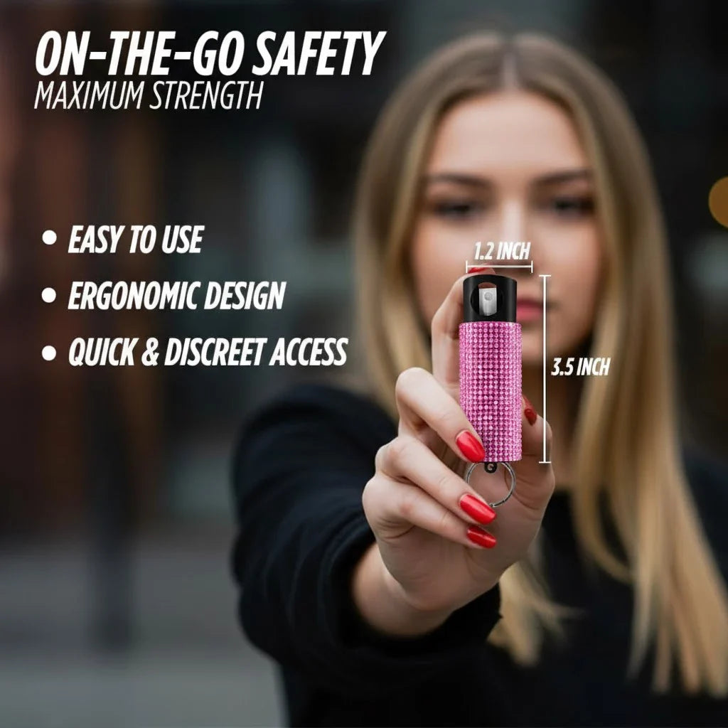 50ml Outdoor Animal Repellent Spray, Safety Lock, Bear and Dog Repellent Pepper Oil, Non-lethal Camping, Outdoor Hiking, Forest Animal Gear, Women's Outdoor Tools