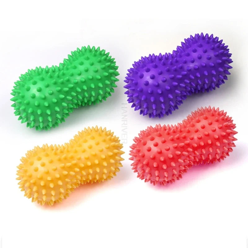 Peanut Shape Massage Yoga Fitness Ball Foot Muscle Massage Ball Feet Acupressure Massage Relieve Body Stress Relief Pain Massage