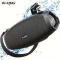 W-KING X10 Bluetooth Speaker, 120W Max Portable Loud Speakers Wireless Bluetooth Boombox, 70W IPX6 Waterproof Outdoor Party Large Big Speaker, Triple Passive Radiator/Subwoofers*2-Deep Bass/42H/TF/AUX/EQ