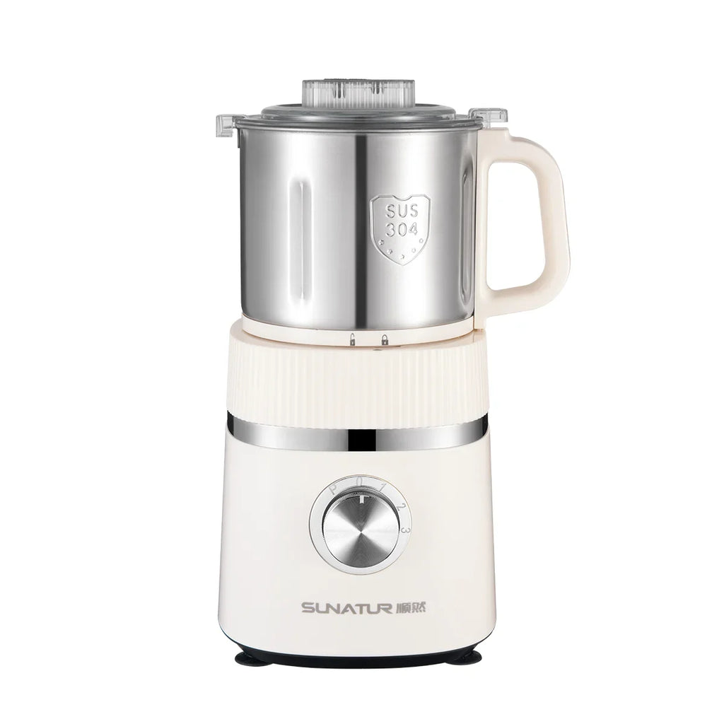 SUNATUR 500W Home Use Food Processor Multifunctional Kitchen Grinder for Coffee Spices Baby Food with Large Capacity