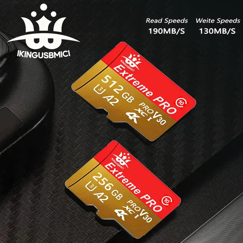 Speed Boost TF Cards SD Cards Memory Card Micro TF Card 32GB 64GB 128GB 256GB V60 Full HD Waterproof Waterproof for Mac Phone Ta