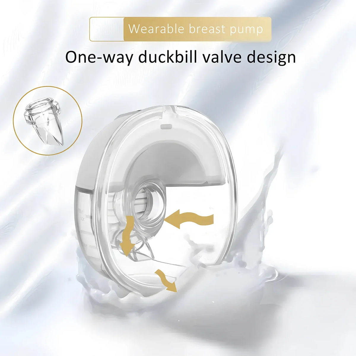 Electric Breast Pumps Portable Hands Free Wearable Breast Pump Silent Comfort Breast Milk Extractor Collector BPA-free