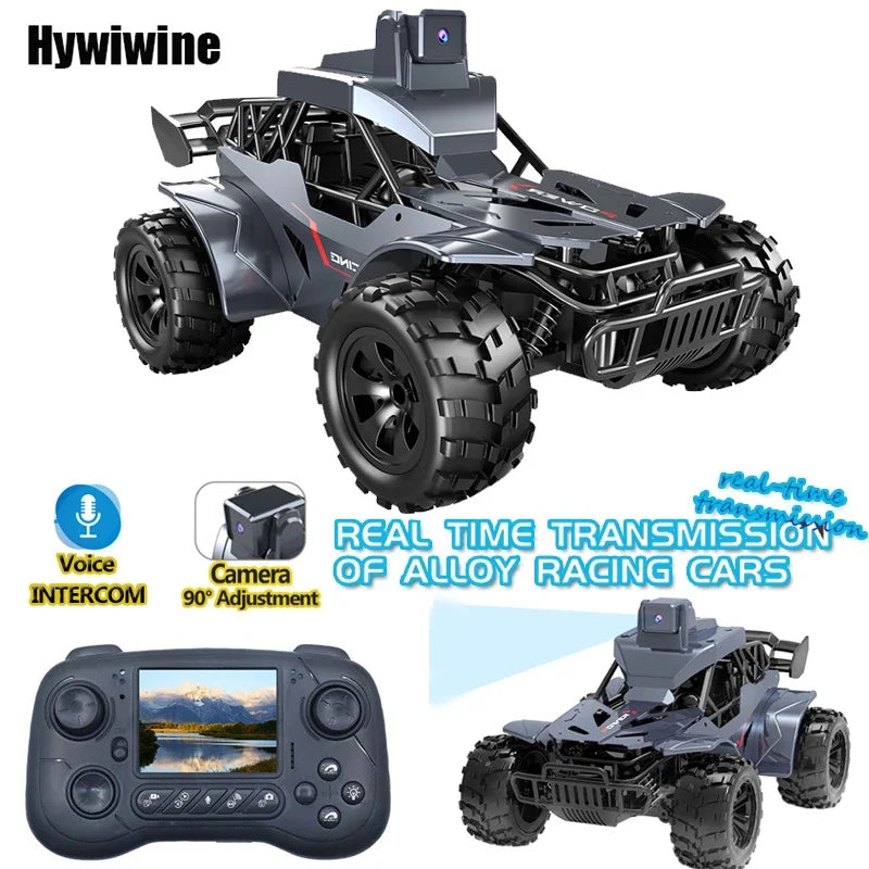 Voice Chat Rc Car with Camera Lcd Remote Fpv Real Time Transmission High Speed 2.4g Remote Control Car Toys For Kids Adults