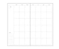 15Sheets Carft Refill Spiral Binder Inner Page Line Blank Craft Grid Inside Paper Stationery