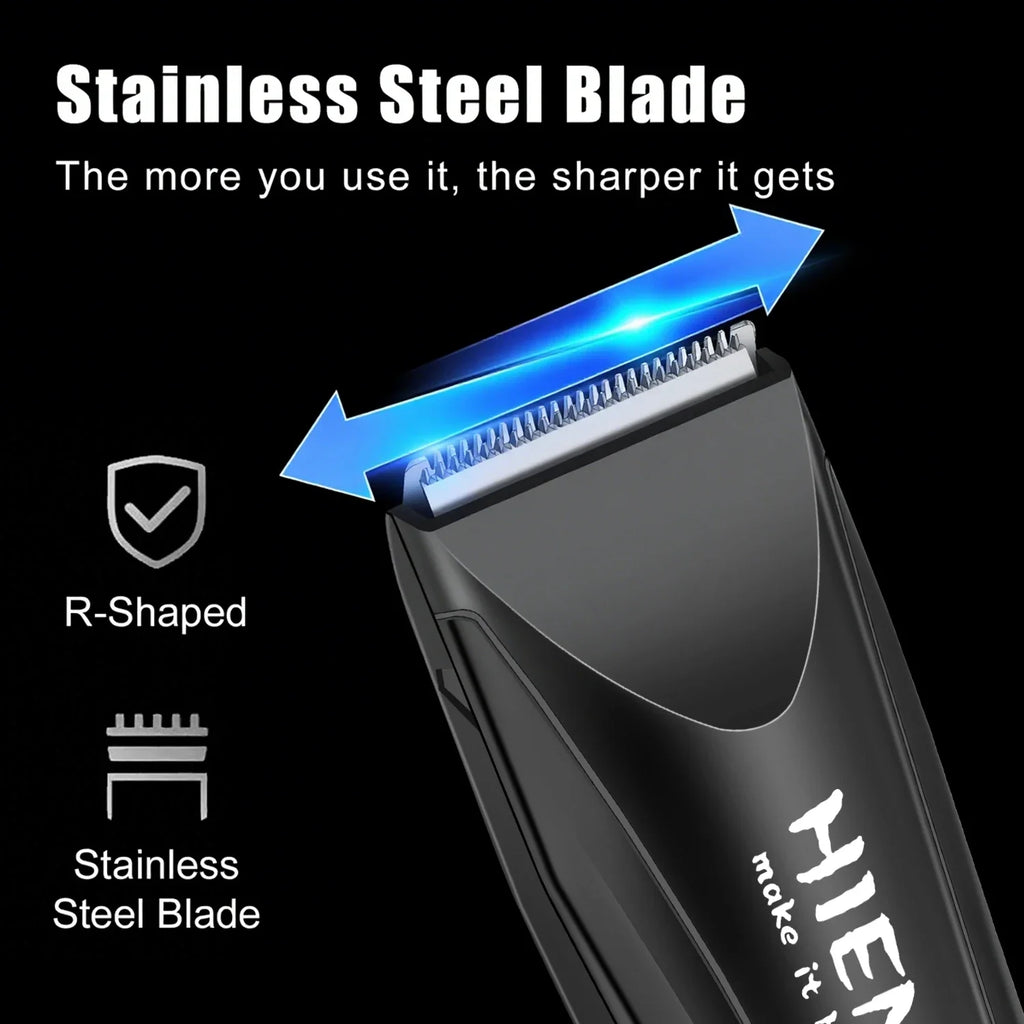 Electric Groin Hair Trimmer Pubic Hair Trimmer Body Grooming Clipper for Woman and men Bikini Epilator Rechargeable Shaver Razor