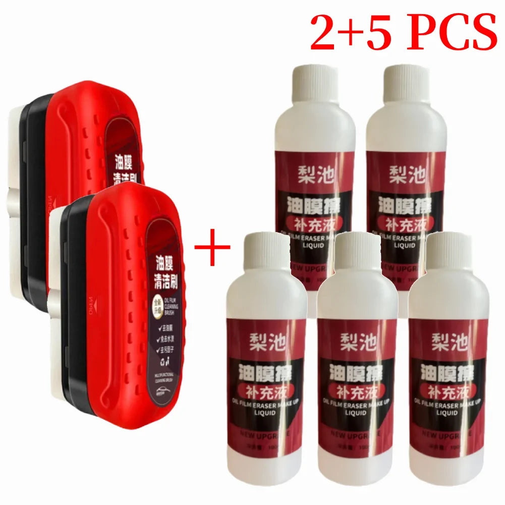 Car Glass Oil Film Remover Glass Cleaning Board Hydrophobic Glass Coating for Windshield Clear Window Auto Detailing Tool