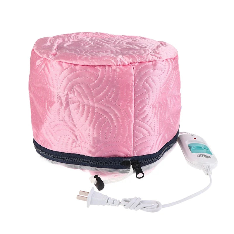 Hair Steamer Cap Electric Hair Heating Cap Thermal Hat Self-heating Hat SPA Nourishing Hair Styling Care〔CC55〕