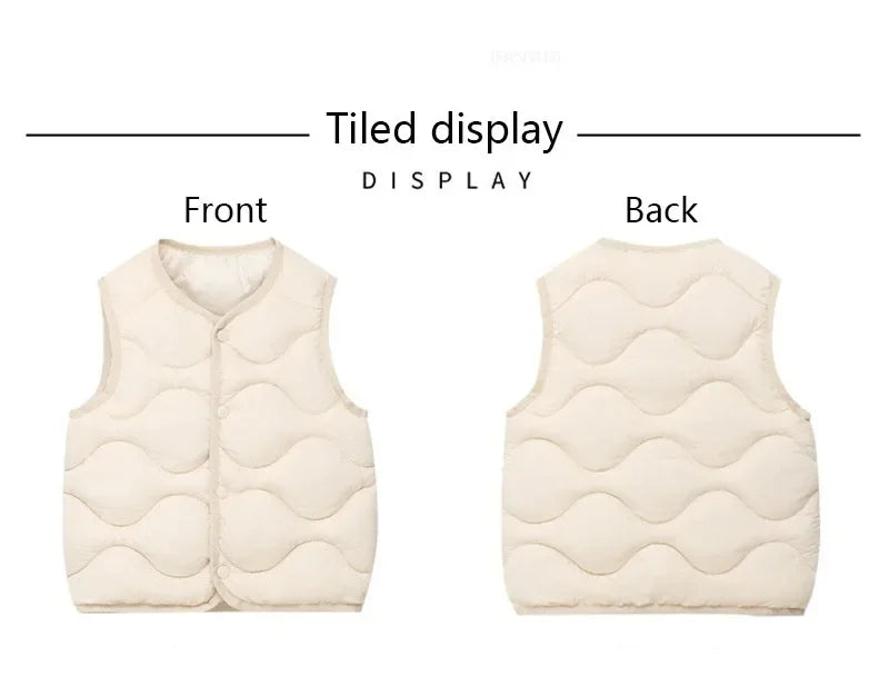 Kids Winter Vest – Warm Outdoor Padded Waistcoat