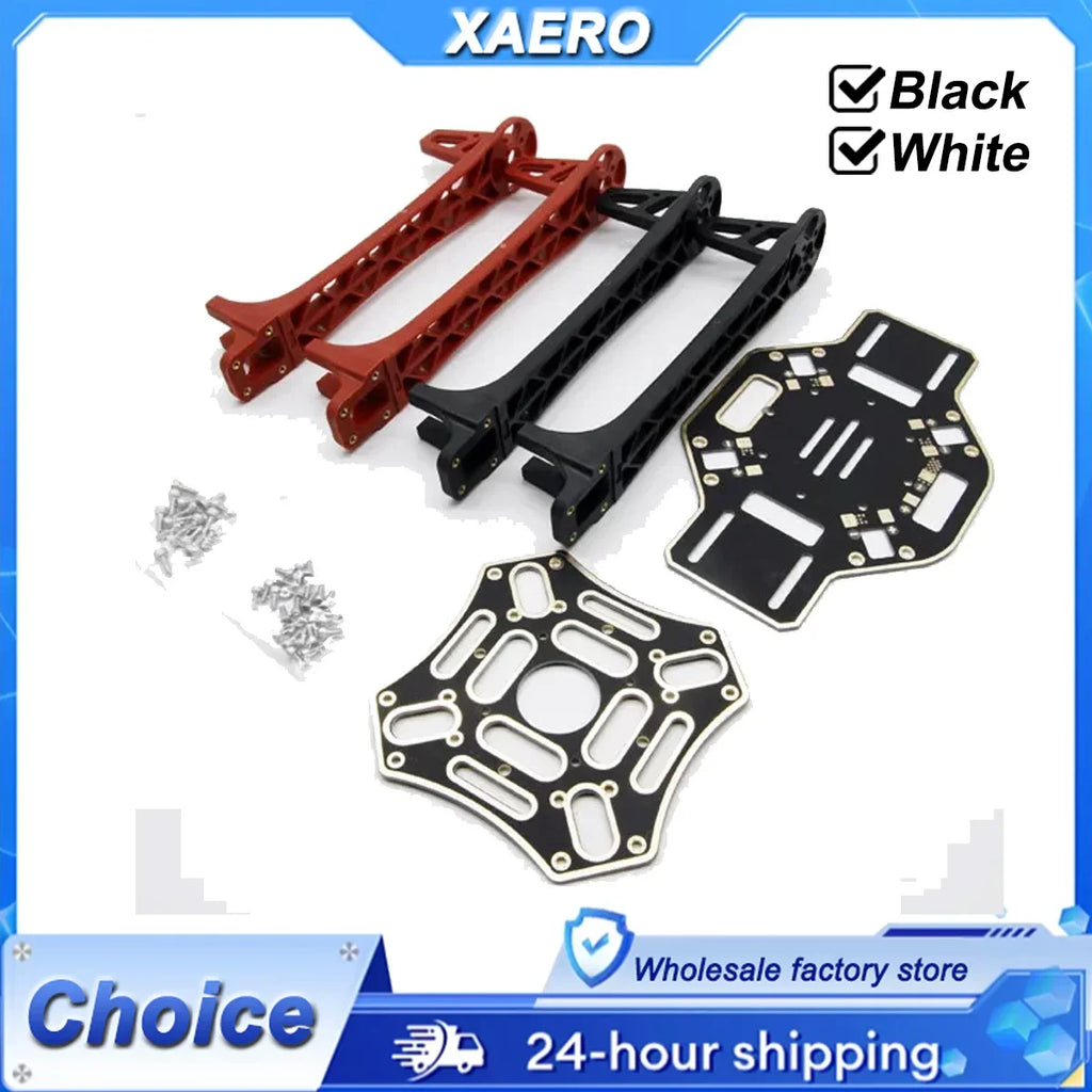 F450 Quadcopter Frame with Integrated PDB - PCB Gold Plated Board, All-in-One DIY Drone Platform for Stable Flight