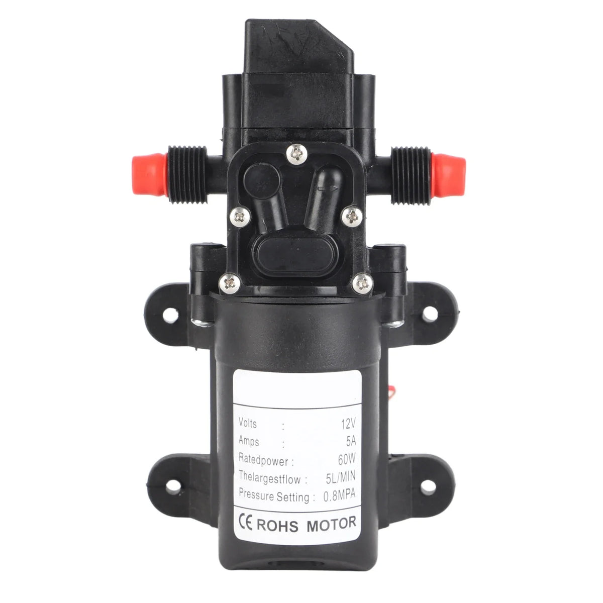 DC 12V Water Pump High Pressure 116Psi Self Priming Caravan Camping Boat