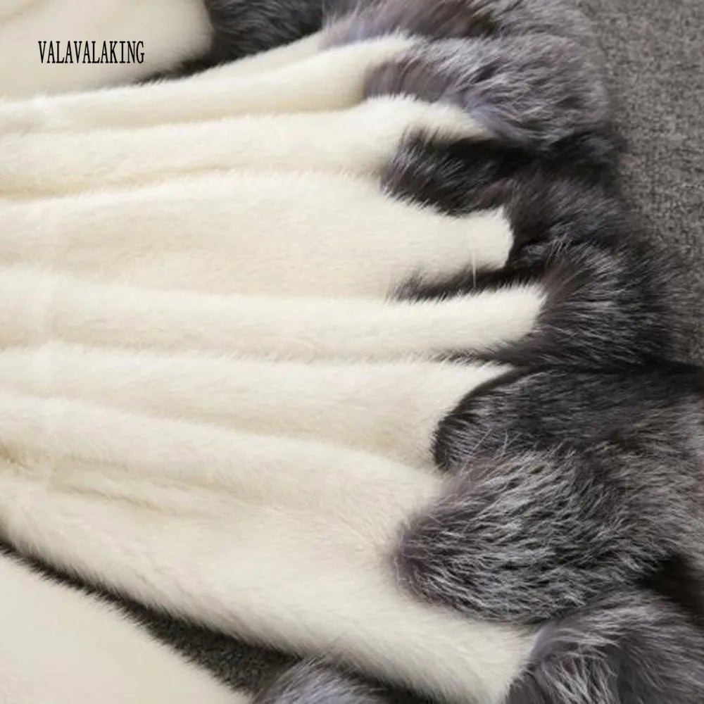 2026 Women Winter Plus Size Thick Furry Faux Fur Coat Female Hooded Long Sleeve Plush Jacket Lady Fake Fur Warm Fluffy Cardigan
