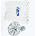 370mm Wind Turbine Blades For Horizontal Wind Generator Nylon Blades DIY Blades For Wind Generator