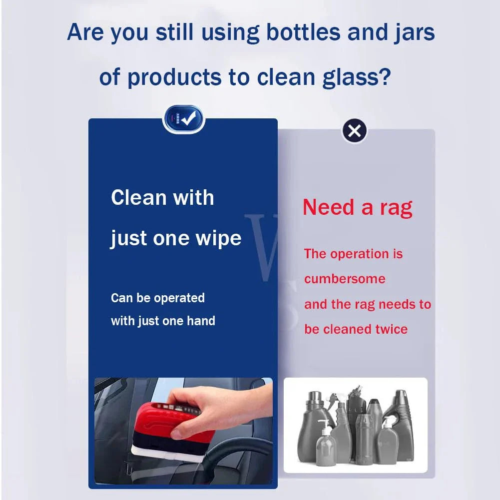 Car Glass Oil Film Remover Glass Cleaning Board Hydrophobic Glass Coating for Windshield Clear Window Auto Detailing Tool