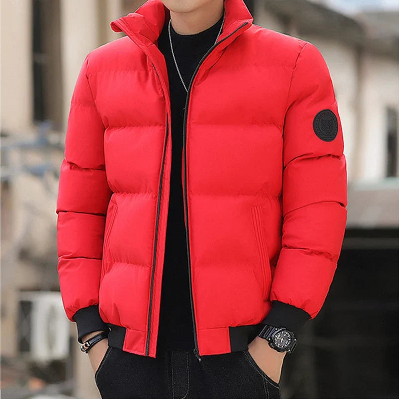 Men's Winter Jacket, Thick Warm Puffer Parka, Waterproof Down Coat