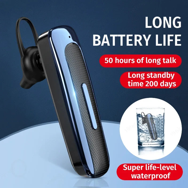 Wireless Bluetooth Headphones With Microphone Earphones Noise Cancelling Handsfree Noise Canceling Headset For Driving Busines