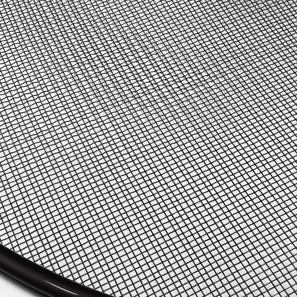 Black Splatter Screen Anti Grease Frying Pan Oil Splash Guard Fine Mesh Splash Guard Cover Lid Gadget Kitchen Tool with Handle