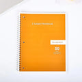 1pc Loose Leaf Business Style Notebook, Removable Horizontal Line 3-Hole Spiral Coil Notebook, Suitable for Meeting Note Taking