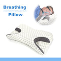 Odorless Contour Memory Foam Pillow Medical-Grade Support White