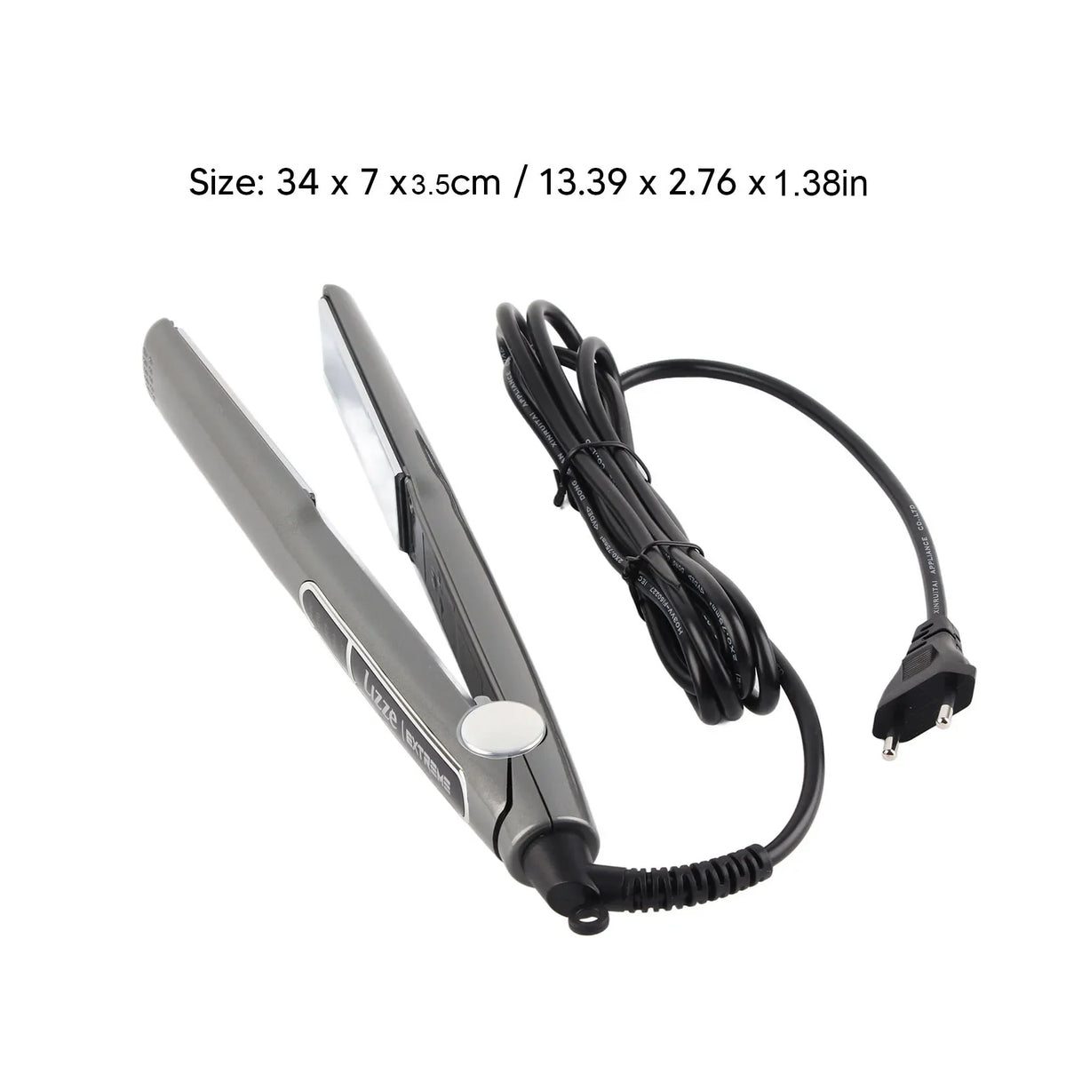 Hair Straightening Ceramic Iron Hair Straightener Multigear Adjustment 480 Degrees Fahrenheit Hair Straightening Ceramic Iron
