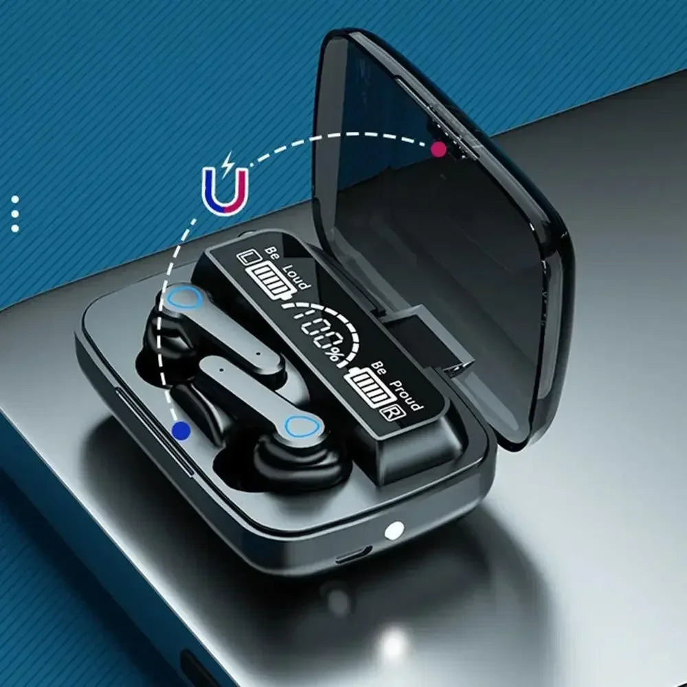 Original M19 TWS Earphone Intelligente Touch Control Wireless Bluetooth-compatible Headphones Waterproof LED Display With Mic