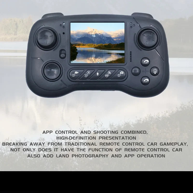 Voice Chat Rc Car with Camera Lcd Remote Fpv Real Time Transmission High Speed 2.4g Remote Control Car Toys For Kids Adults