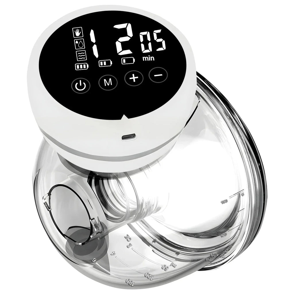 Wearable Breast Pump, Hands Free Electric Pump, Double Automatic Breast Pump, Pain Free Lactation Pump, Breastfeeding Essential